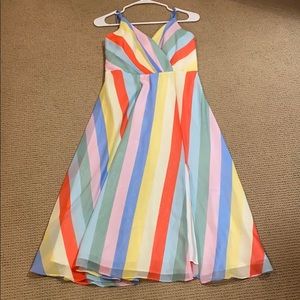 colorful flowy dress